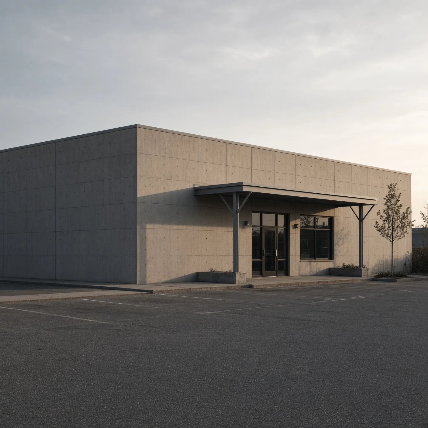 Illustrative commercial building